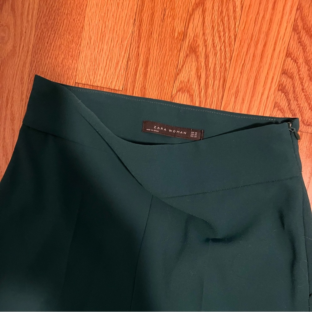 Zara green pants. Beautiful and comfy